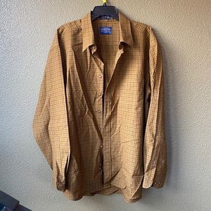 PENDLETON Green Grid Dress shirt Sz XXL